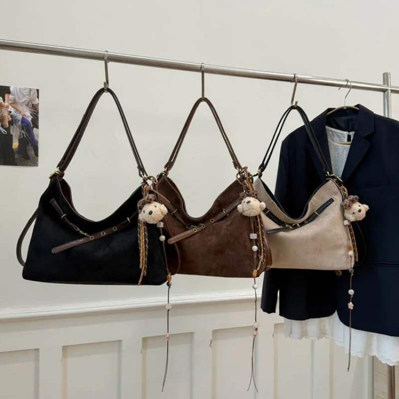 

High-End Women's Elegant Leather Shoulder Bag Paris Fashionable Casual Vintage Ladies Crossbody Messenger Bag