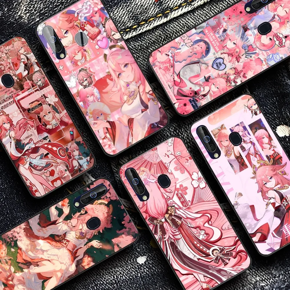 

Genshin Impact Yae Miko Phone Case For Samsung A 10 11 12 13 20 21 22 30 31 32 40 51 52 53 70 71 72 73 91 13 Shell