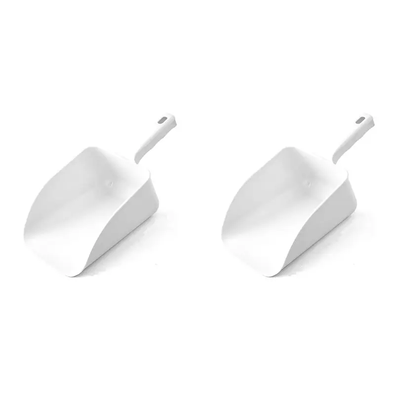ABGG-2X Ice Shovel Plastic Integrated Food Shovel Flour Grain Nuts Dried Fruit Melon Seeds Supermarket Rice Shovel