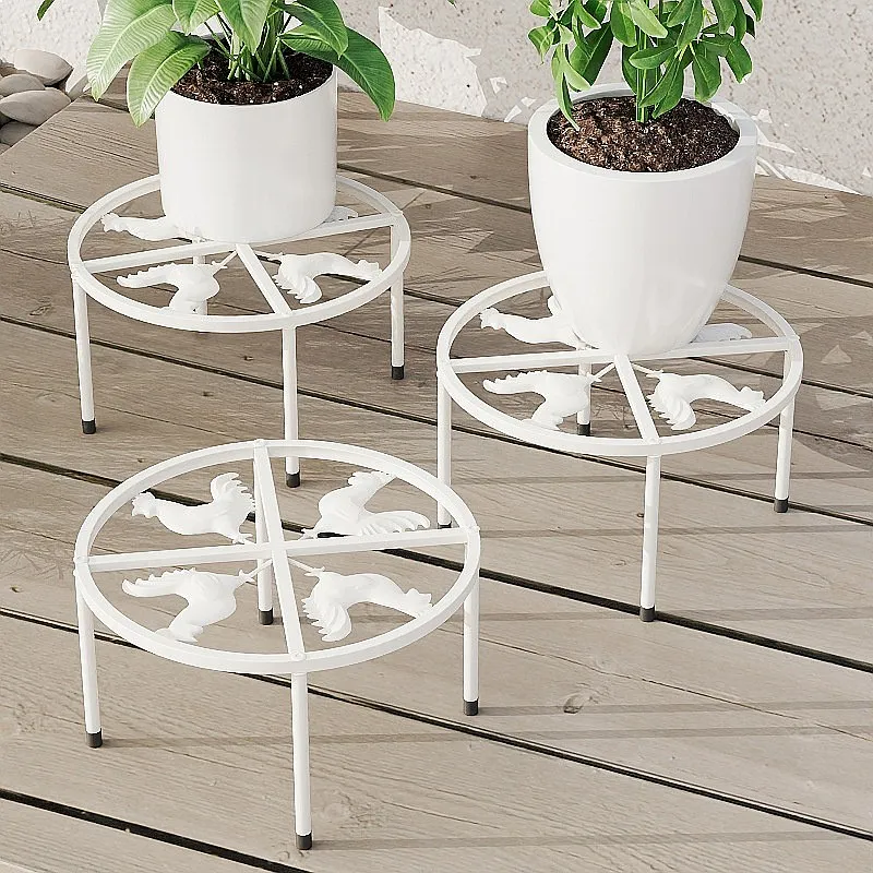 Modern Iron Plant Stand Shelf for Living Room Balcony Indoor Outdoor Succulent Flower Pot Rack Home Decor Metal Plant Stand