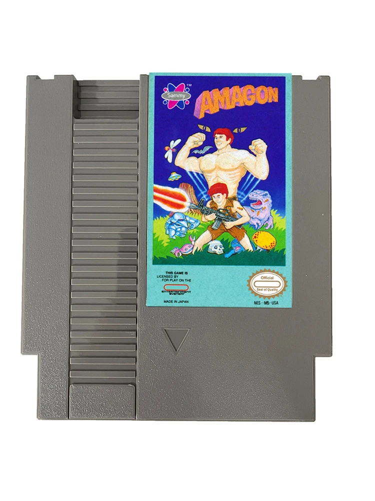 Classic Game Amagon For NES Super Games Multi Cart 72 Pins 8 Bit Game Cartridge,for NES Retro Game Console