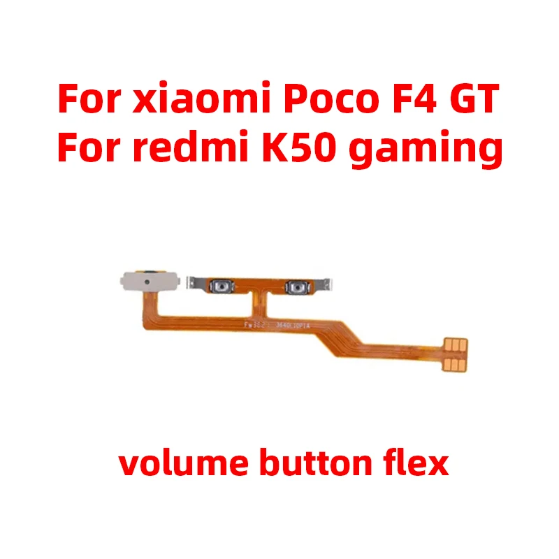 For Xiaomi Redmi K50 gaming Power ON OFF Volume Camera Key Button Switch Flex Cable Replacement