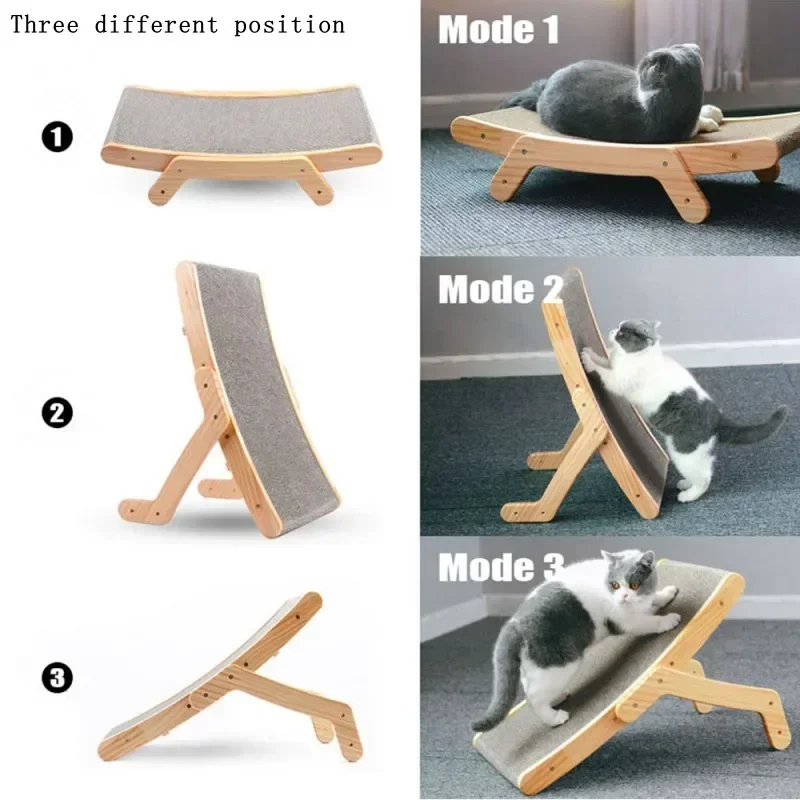 

Wood 3 Nail Toys Claw Mat Pad Pet Scraper Cat Board In Vertical Scratch 1 Grinding Training Bed Scratcher