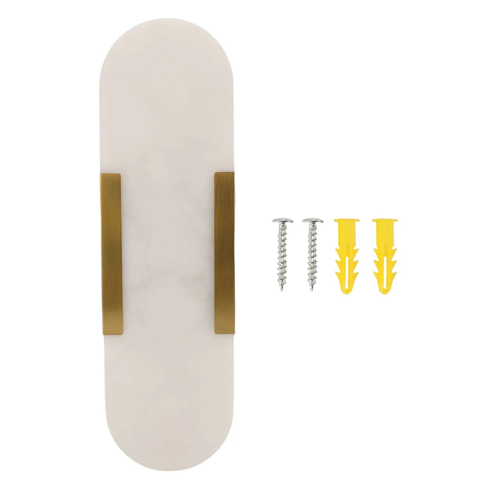 

Stone Vanity Light 3000K Warm Light Handmade Translucent Marble Wall Lamp Unique Patterns Modern for Dining Rooms Living Rooms