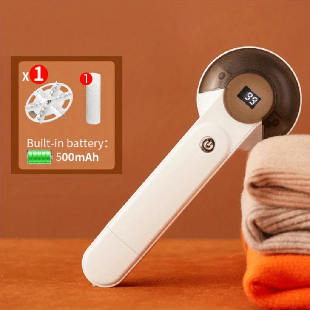 Fabric Shaver For Home Clothing Maintenance Removing Fuzz Balls Lint Fabric Pellets Tools Rechargeable 207x78mm ABS