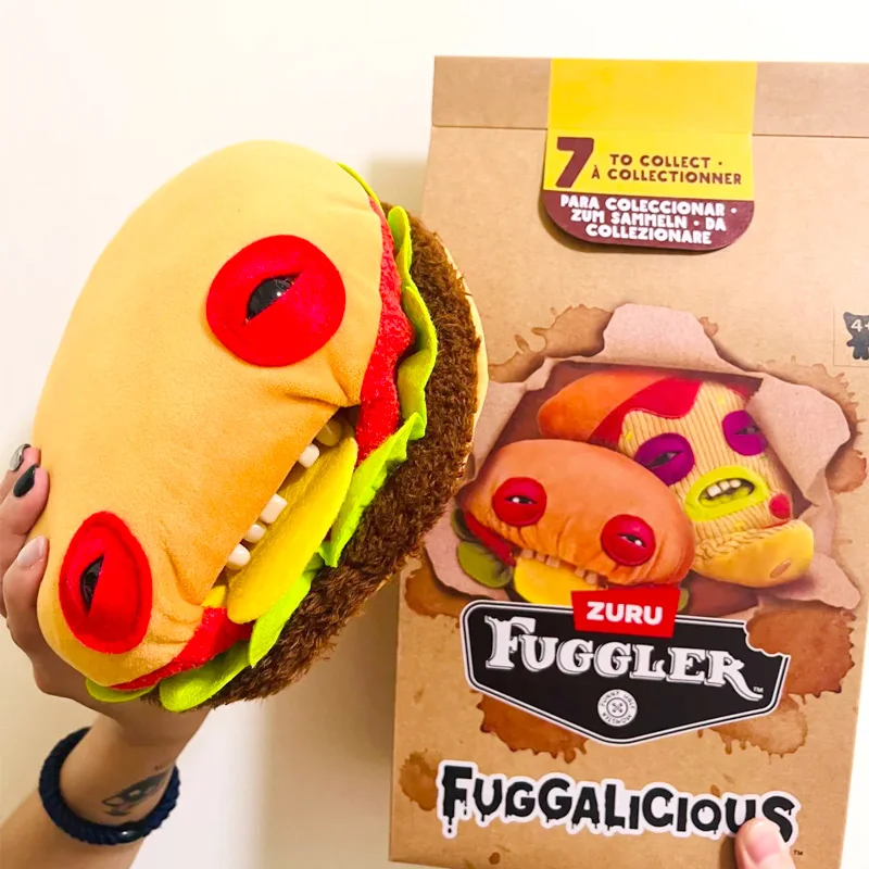 【voorverkoop】Nieuwe officiële echte Fuggler Yami Yami-serie hamburger donut-stijl prachtige knuffel kussen geschenkblinde doos