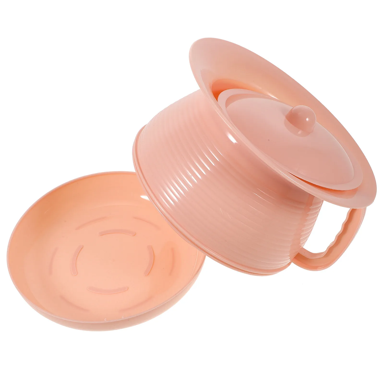 

Adult Urinal Pail Pot with Lid Portable Handheld Spittoon Thickened PP Material Non-Slip Base Odor Isolating Hygienic Night