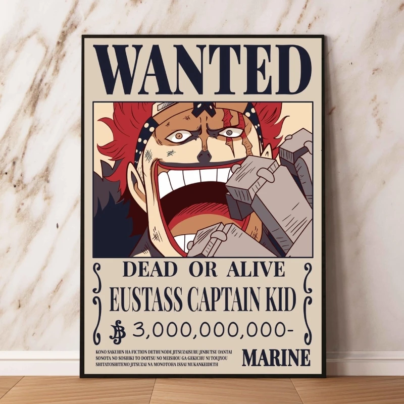 Hete Anime Poster Een Stuk Bounty Wilde Zoro Decoratieve Kunst Van Hoge Kwaliteit Foto Print Muur Modulair Schilderij