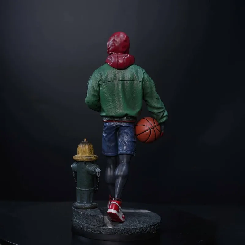 44cm os vingadores figura homem-aranha: no verso-aranha anime coleção modelo resina ornamentos de mesa crianças brinquedos