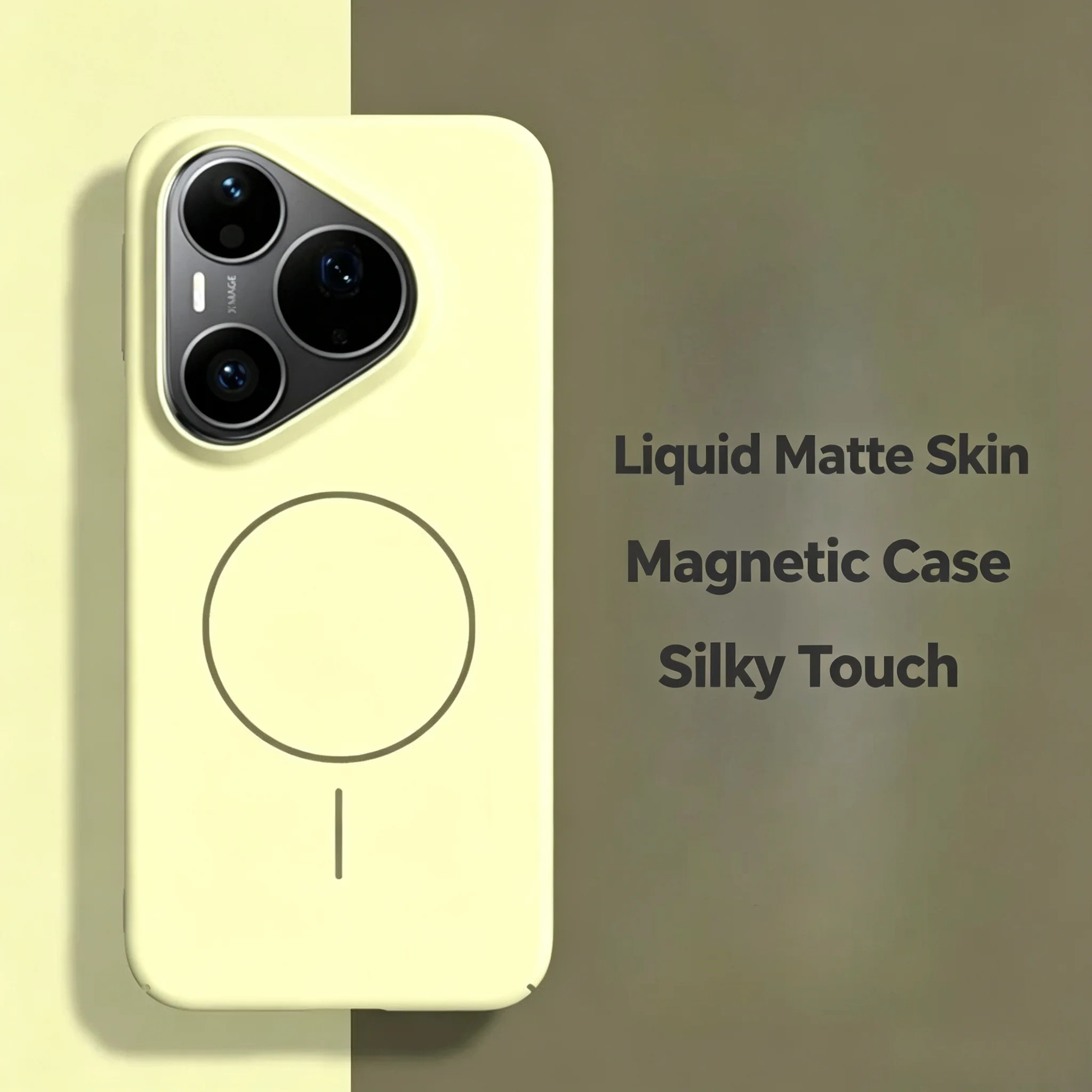 Huawei Pura 70 - Original Liquid Matte Skin Magnetic Case