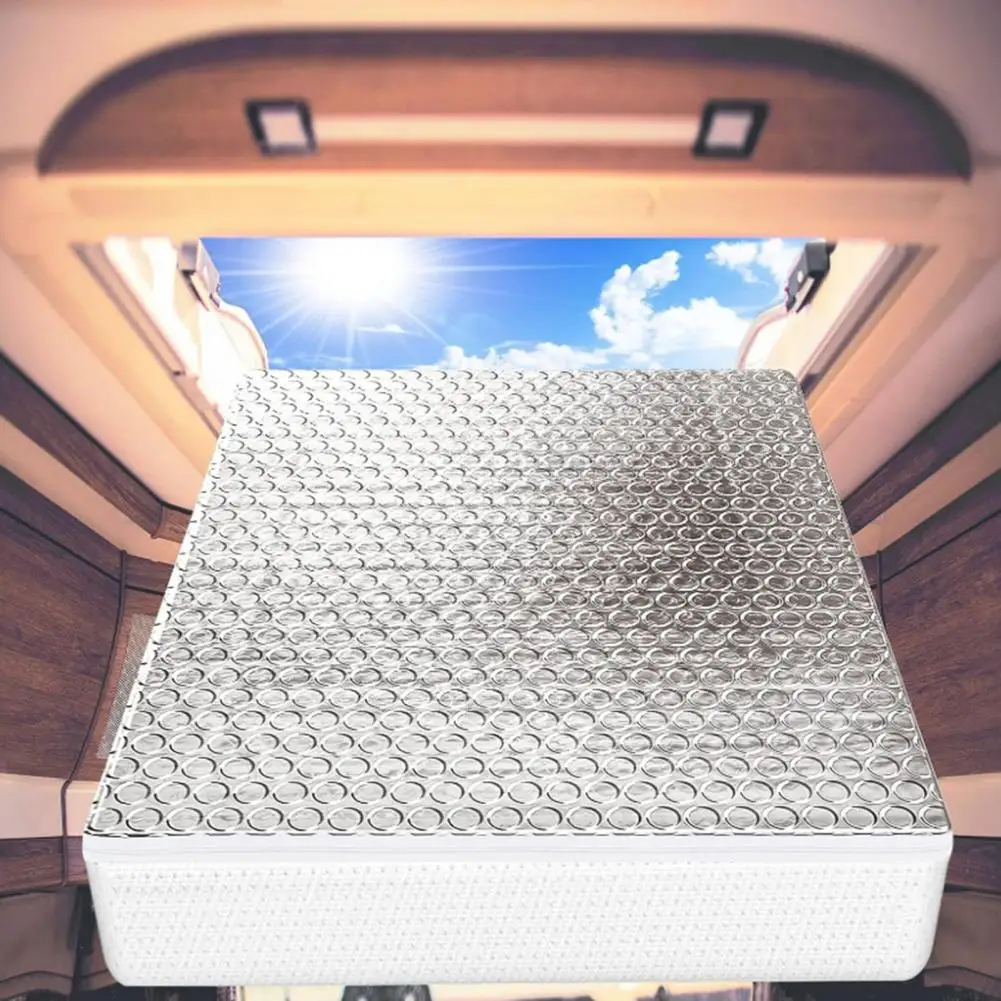 RV Vent Insulator Skylight Shade With Fastener Tape UV-Proof Sun Protection Sunroof RV Skylight Cover RV Roof Vent Cover