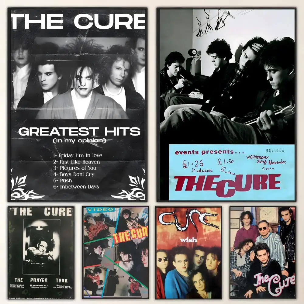 Band C-Cure Poster HD art, waterproof, sticky wall, home decoration (living room, bedroom, bar), aesthetic
