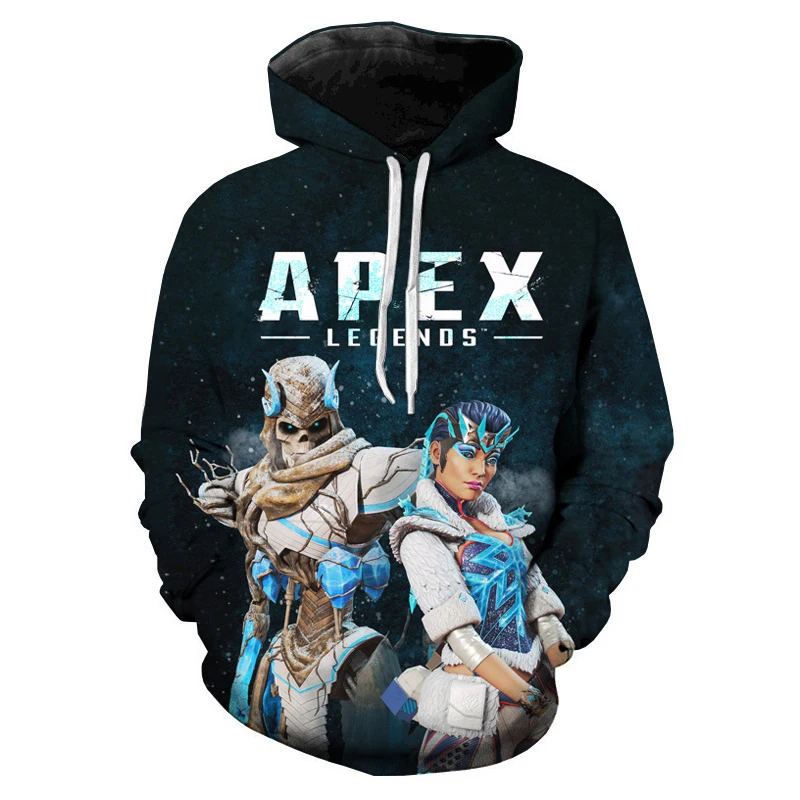 Newest 3D Printed Game Apex Legends Hoodies Sweatshirts Men Women Hoody Game Long Sleeve Autumn Winter Plus Size Hoodies