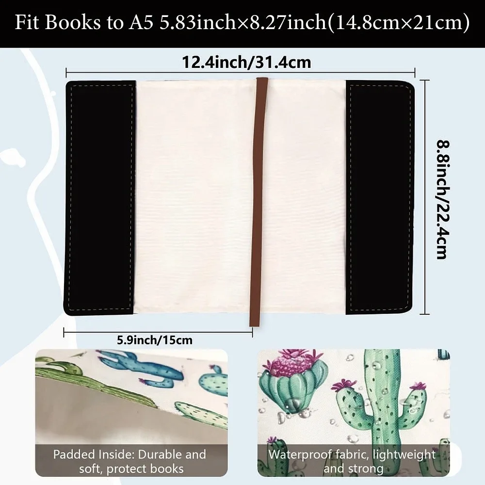 Polyester Book Cover Notebook Wraps Rectangle Dinosaur 224x482mm
