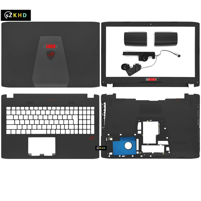 Carcasa trasera para ASUS GL552 GL552J ZX50V, carcasa de pantalla de FX-PRO, tapa trasera, bisel, funda superior, teclado, portátil, Host, cubierta inferior, nuevo