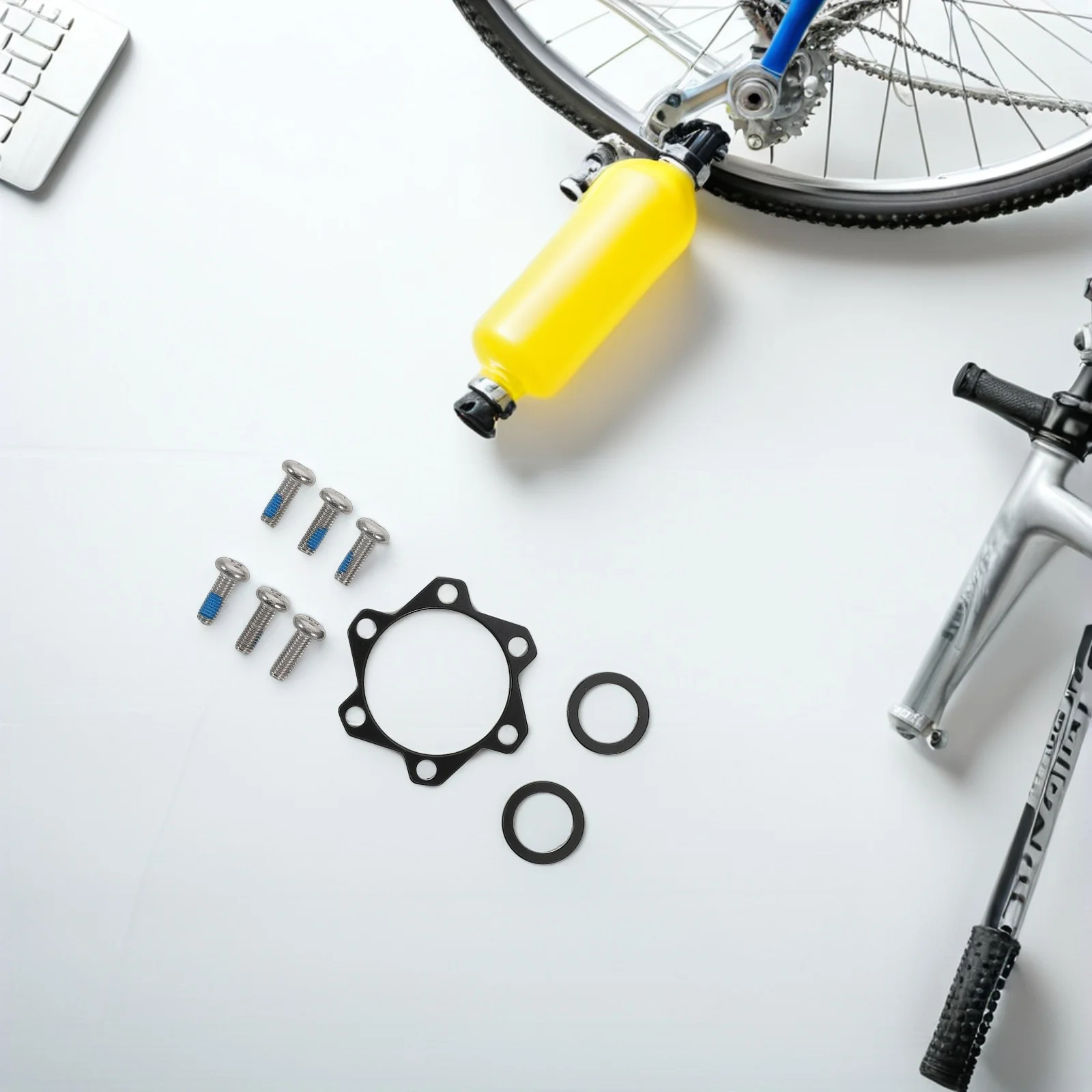 

1 Set Bicycle Hub Adapter Disc Brake Mounting Spacer Conversion, Thru Axle Hub Spacer Kit Mountain Bike Wheel Upgrade