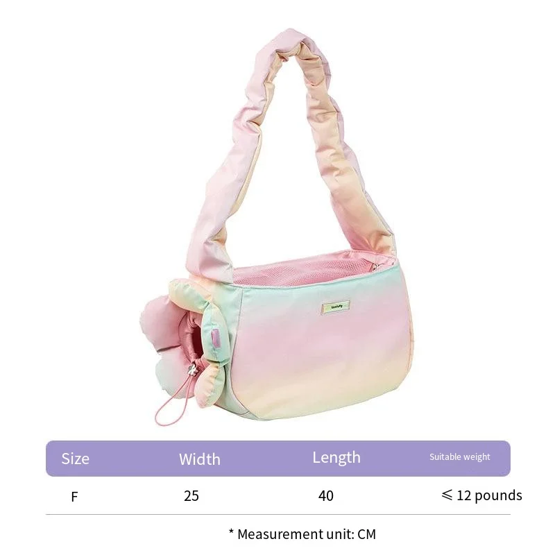 

Colorful Cat Bag Chest Bag Dog Cat Pet Outdoor Bag Portable Crossbody Bag Lightweight and Stylish Backpack 2025 New