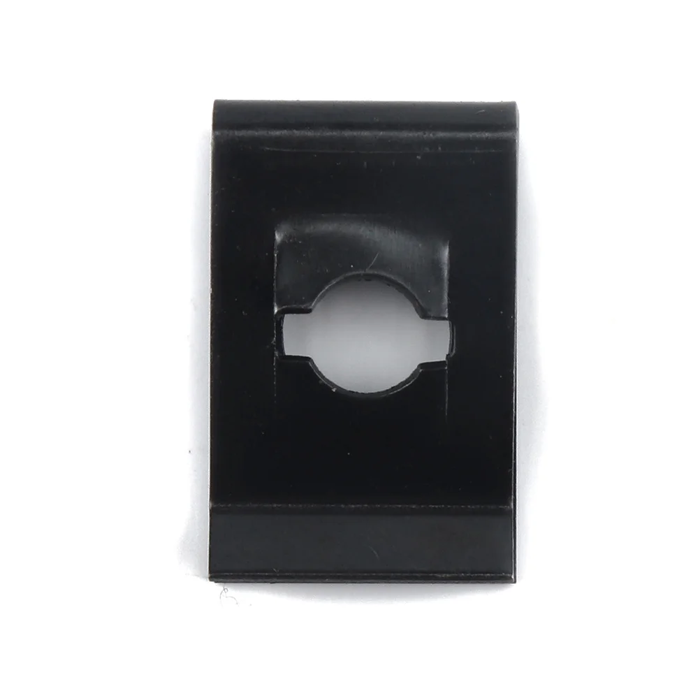 

60pcs Nut Fastener Manganese Steel Spire U Clip Black Panel Bumper Wire Cable Holder Motorcycle U Nut