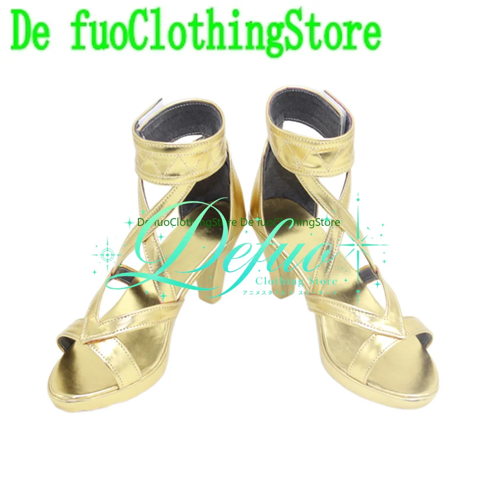 Genshin Impact Candice Anime Cosplay Christmas Women's Stiletto Boots Game Anime Halloween Party