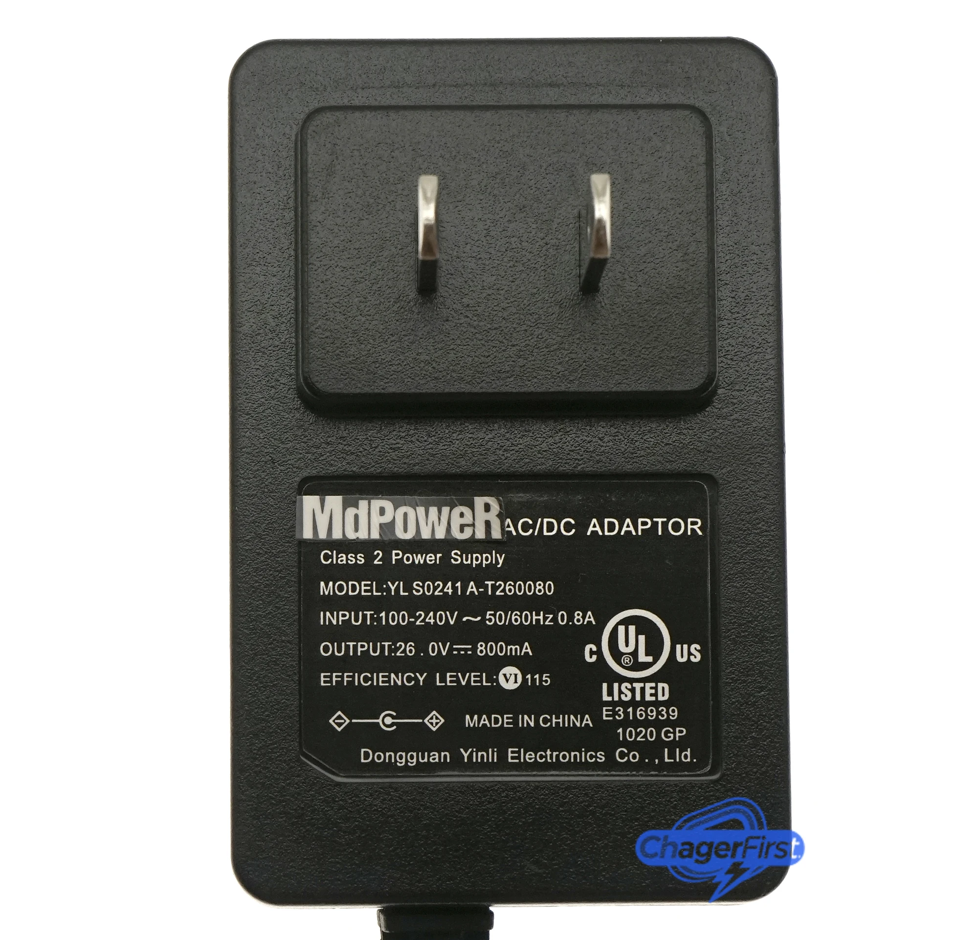 Genuine YLS0241A-T260080 26V 0.8A AC Adapter Charger For Tineco Vauccm A10 A11 Hero Tango Master iFLOOR 3 Floor One S3 S5
