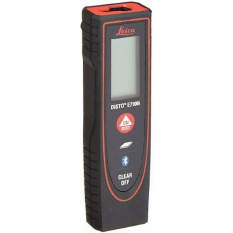 

Leica DISTO E7100i 200ft Laser Distance Measure with Bluetooth, Black/Red