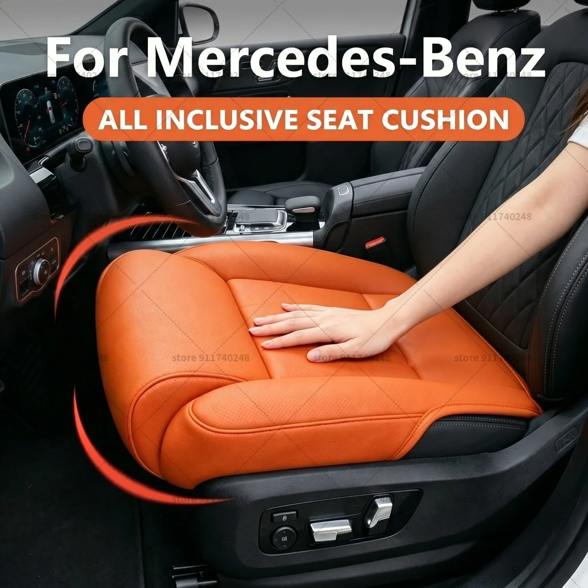 

For Mercedes-Benz B-Class Seat Leg Support Extension Cushion Thigh Support Pillow Memory Foam Leg Extender Interior Accessories