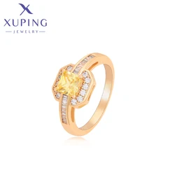 Xuping Jewelry New Arrival Fashion Gold Color Ring for Women Exquisite Gift A00918373