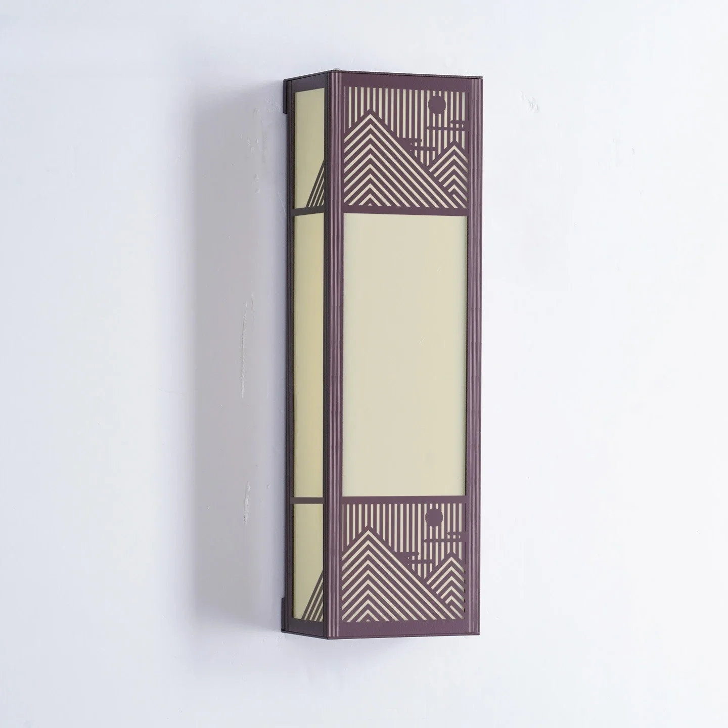 Impermeable, lámpara de pared, estilo chino, simple, exterior, patio, valla