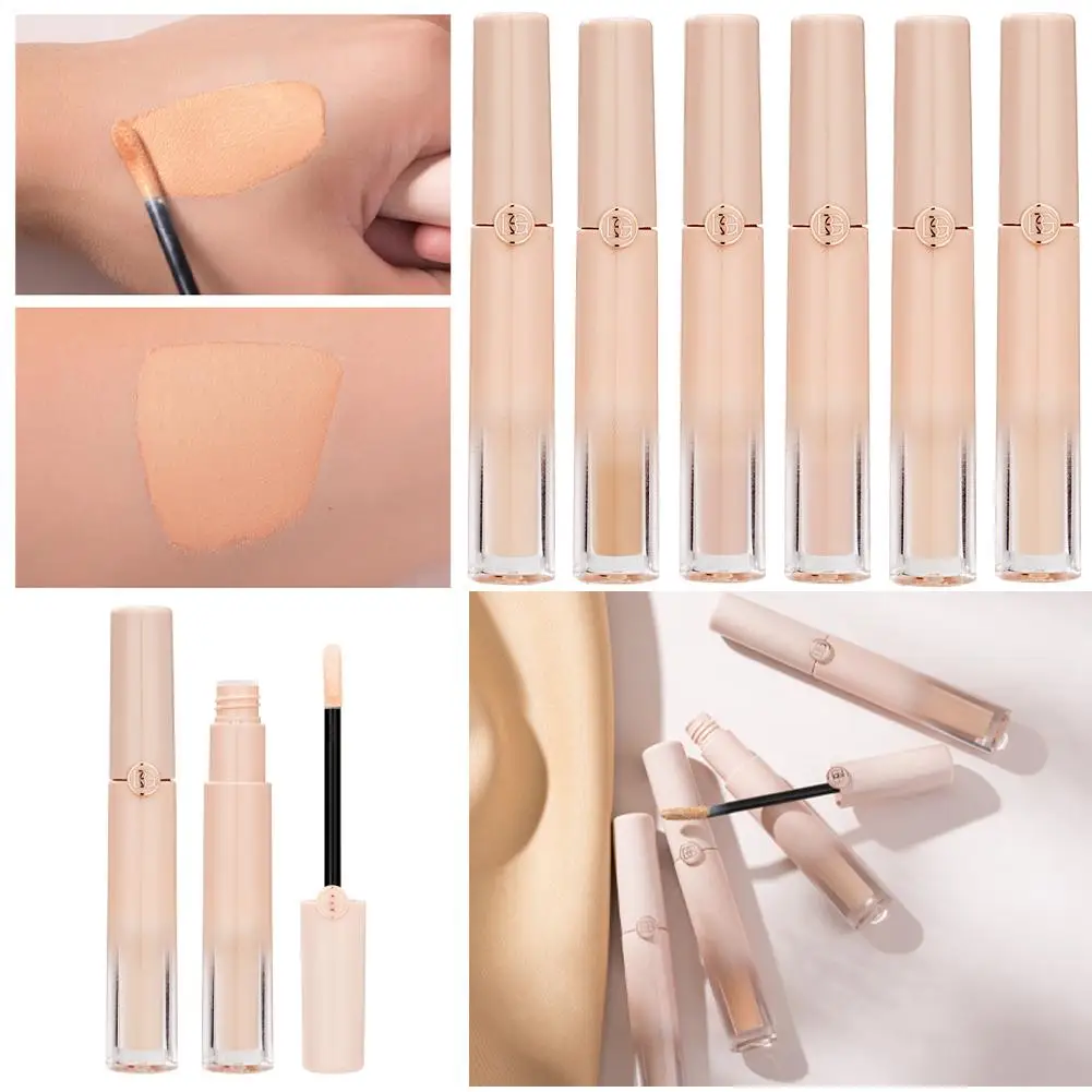 6 Farben Concealer Make-up Gesichts grundierung Gesichts kontur Concealer Eye Up Foundation machen Flüssigkeit c0u9