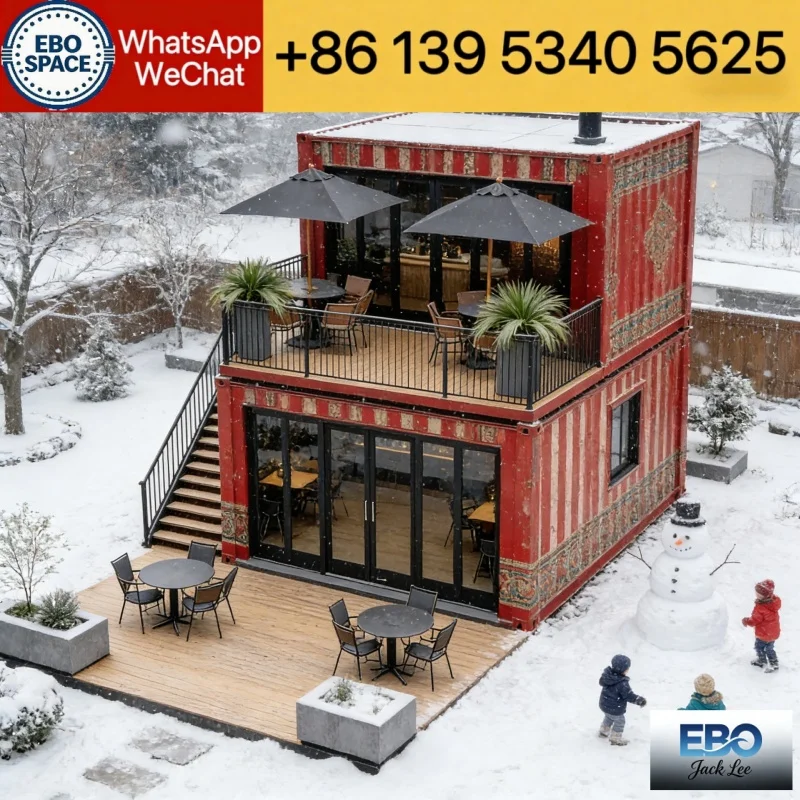 30ft Folding House Expandable Box Container House 2-3 Bedrooms Luxury Villa with Kitchen Expandable Box House