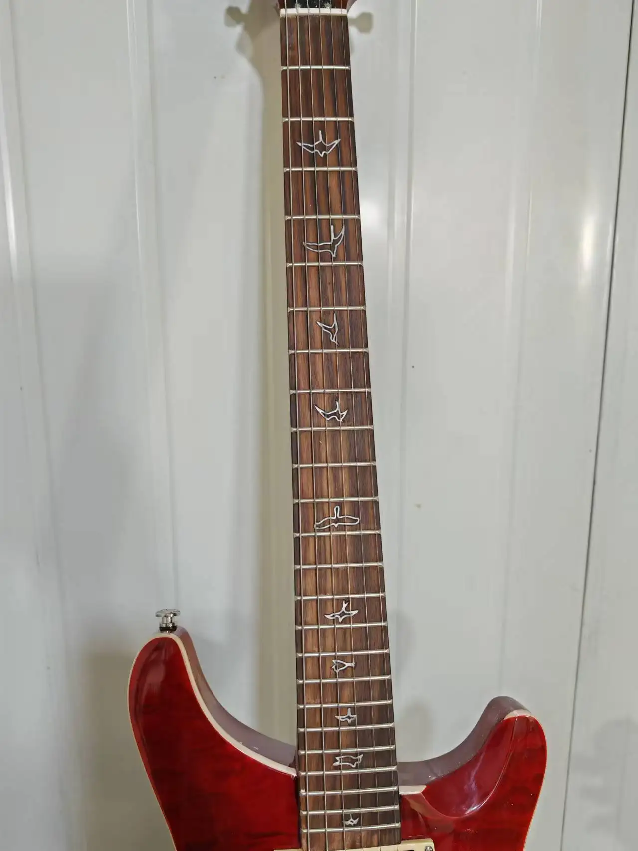 PR$.Electric Guitar Made in China,flame maple, mahogany body, ,in stock have logo