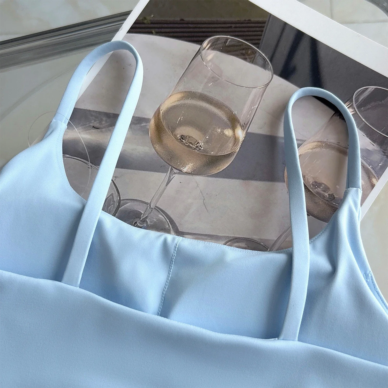 Women Sports Small Sling Vest Comfortable Breathable Quick Dry Gym Workout Running Pilates Outdoor Wear Yoga Vest Clothes Top