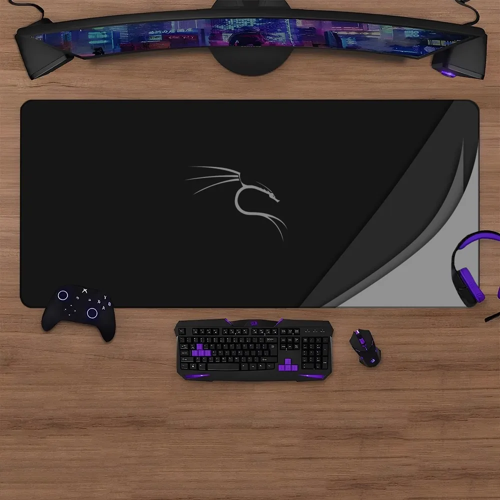 Kali Linux Mousepad Mouse Pad Gamer HD Print Computer Mouse Mat Office Rubber Keyboard Mat