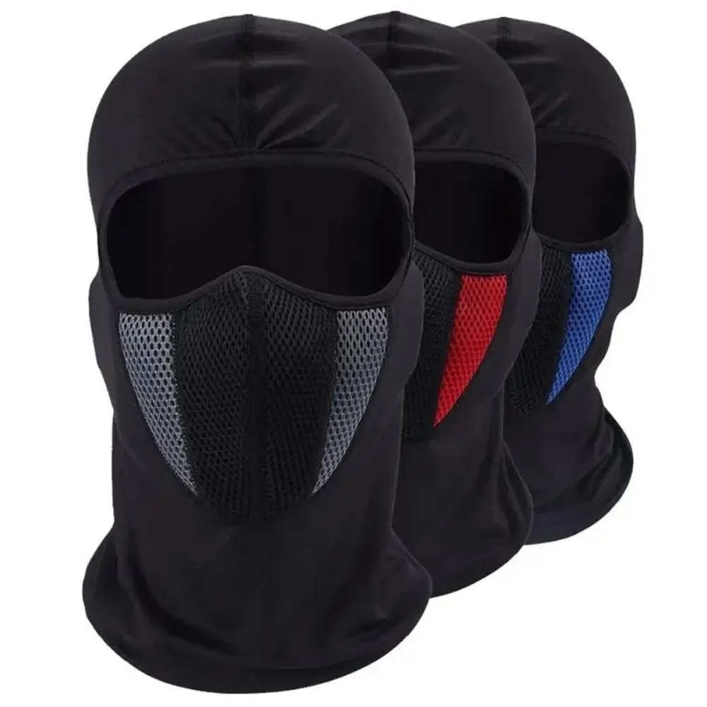 Prodyšné pletivo motocykl balaclava větruodolná UV ochrana opalovací krém obličej maska stretchable chladící plný obličej obal sportovní