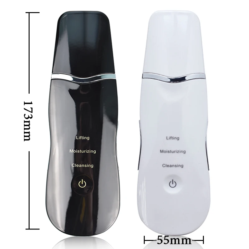 Wireless Ultrasonic Skin Scrubber rimozione di punti neri Viberation Peeling massaggio comedone rimozione dell'acne dispositivo di bellezza Spa facciale