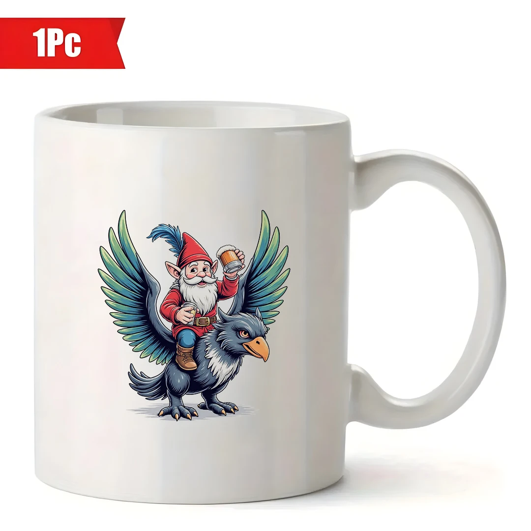 11オンス漫画風ドワーフビールカップ子供用ドリンクカップクリスマスファミリーギフトオフィスクリエイティブカップ