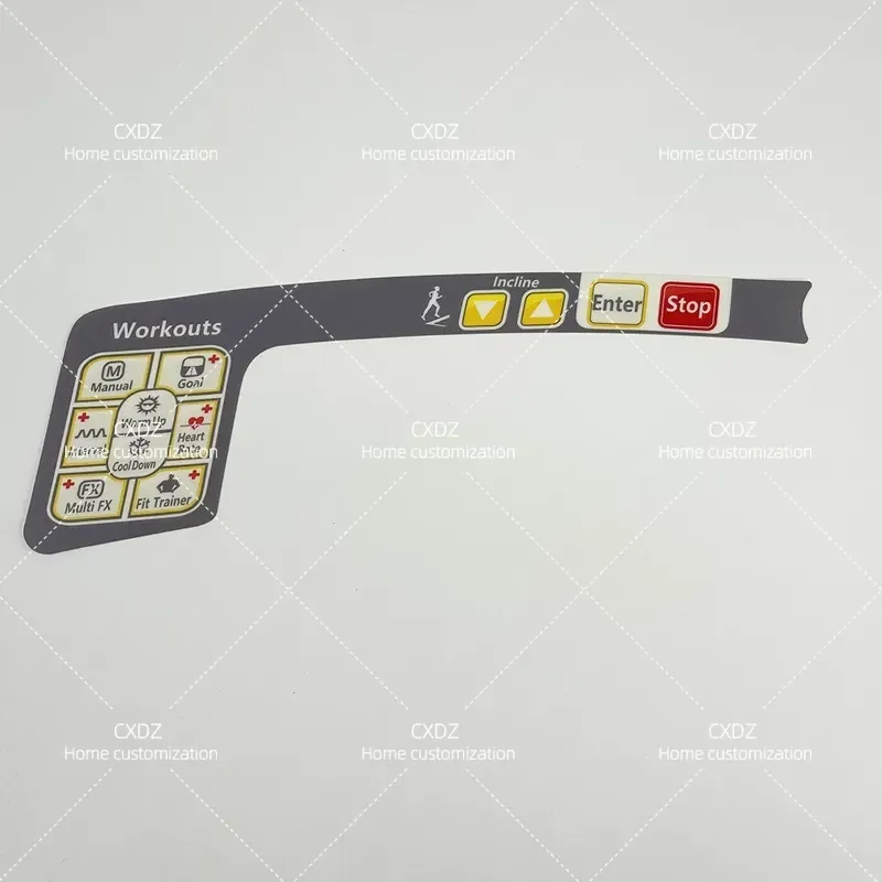 T50X Treadmill Speed Button Lift Button Membrane Switch