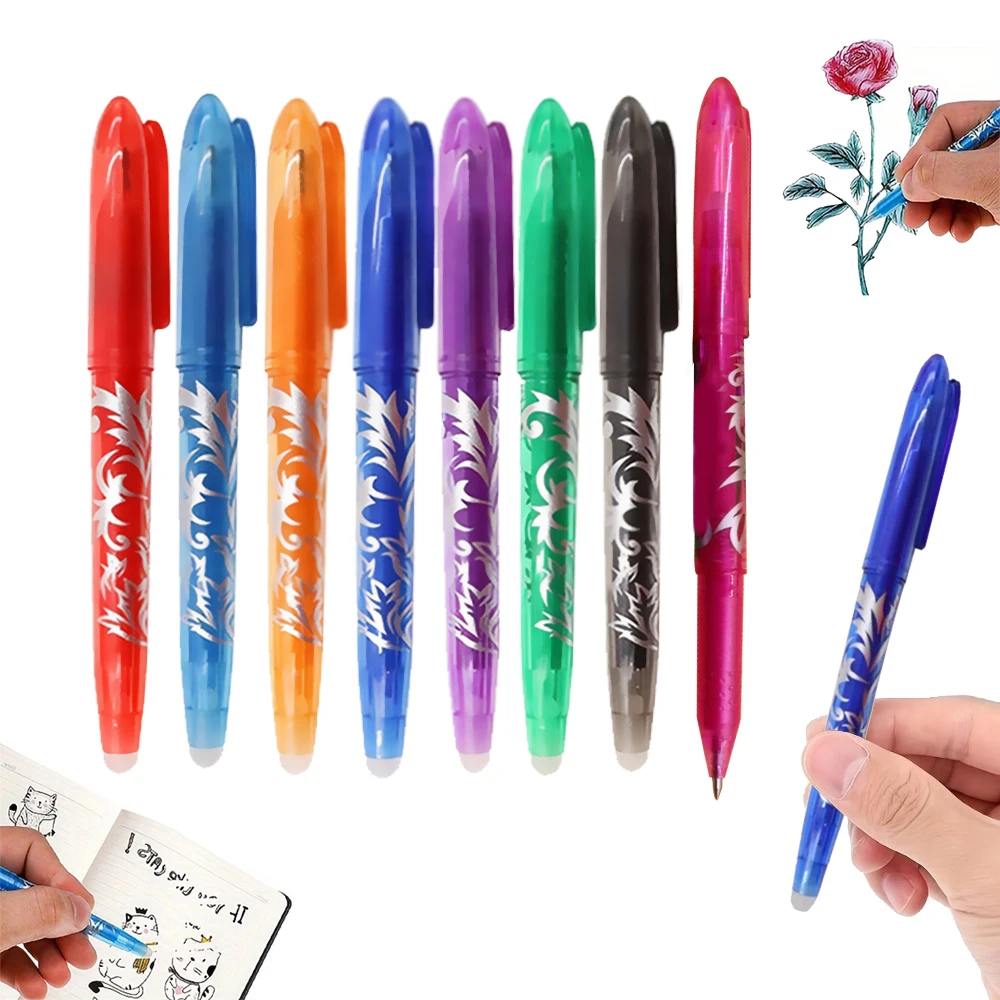 Erasable Gel Pen Multi-Color0.5mm Tip Painting School Supplies Set Assorted Colors Pens And Markers for Students Office