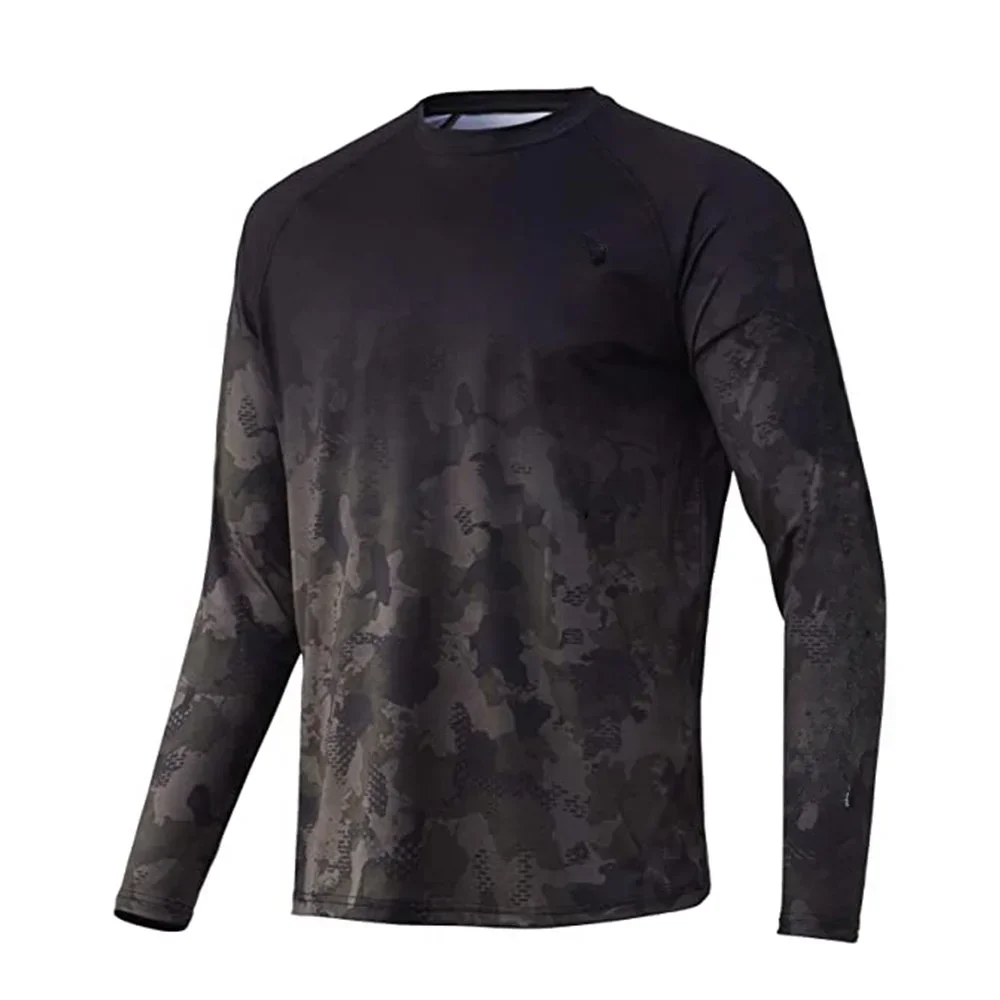 

NEW Fishing Hoodie Mens Long Sleeve Fishing Shirts UV Protection Outdoor Summer