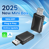 Wireless CarPlay Android Auto 2in1 Smart Adapter 5GHz WiFi Bluetooth Connection OTA Update Universal For Wired Carplay Cars