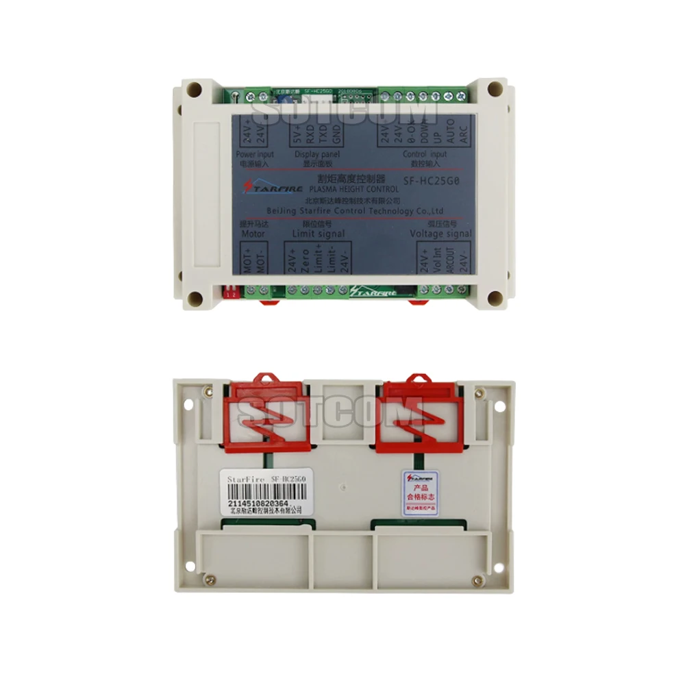 وحدة تحكم في ارتفاع شعلة قطع البلازما Sf-hc25k + رافع Thc Jykb-100-dc24v-t3 + 1 تركيبات مضادة للتصادم + 2 مفاتيح تأريض