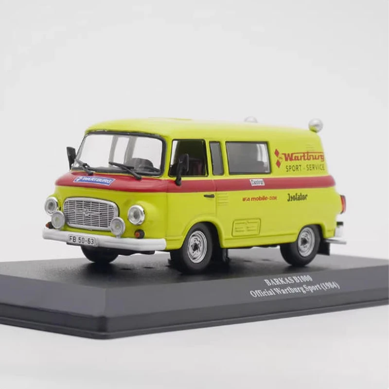 

1:43 Scale Barkas B1000 1984 Van Simulation Alloy Car Model Static Display Collectible Toy Gift Souvenir Decoration
