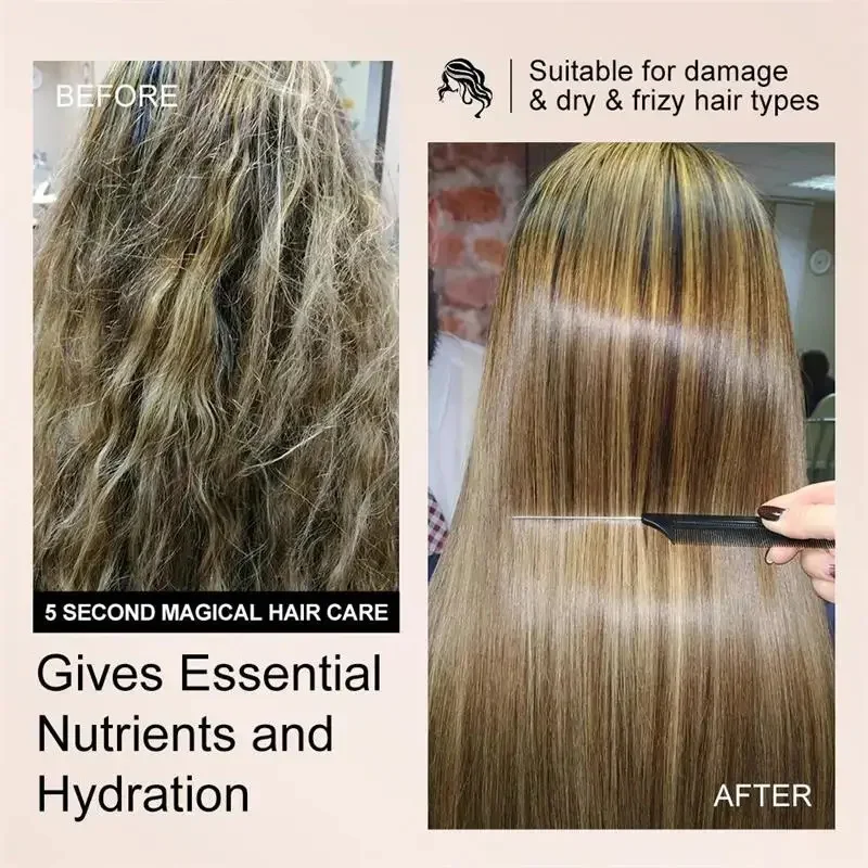 5 Seconds Hair Mask Magical Professional Keratin Treatment Collagen Smoothing Shiny Repair Damaged Frizz Oil Hair Care Products