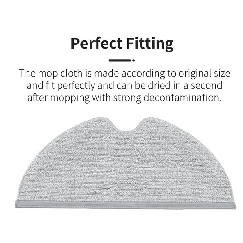 8 sztuk akcesoria zamienne do Xiaomi Mi Vacuum Mop 2 STYTJ03ZHM odkurzacz robot główna szczotka boczna filtr ściereczka do mopa