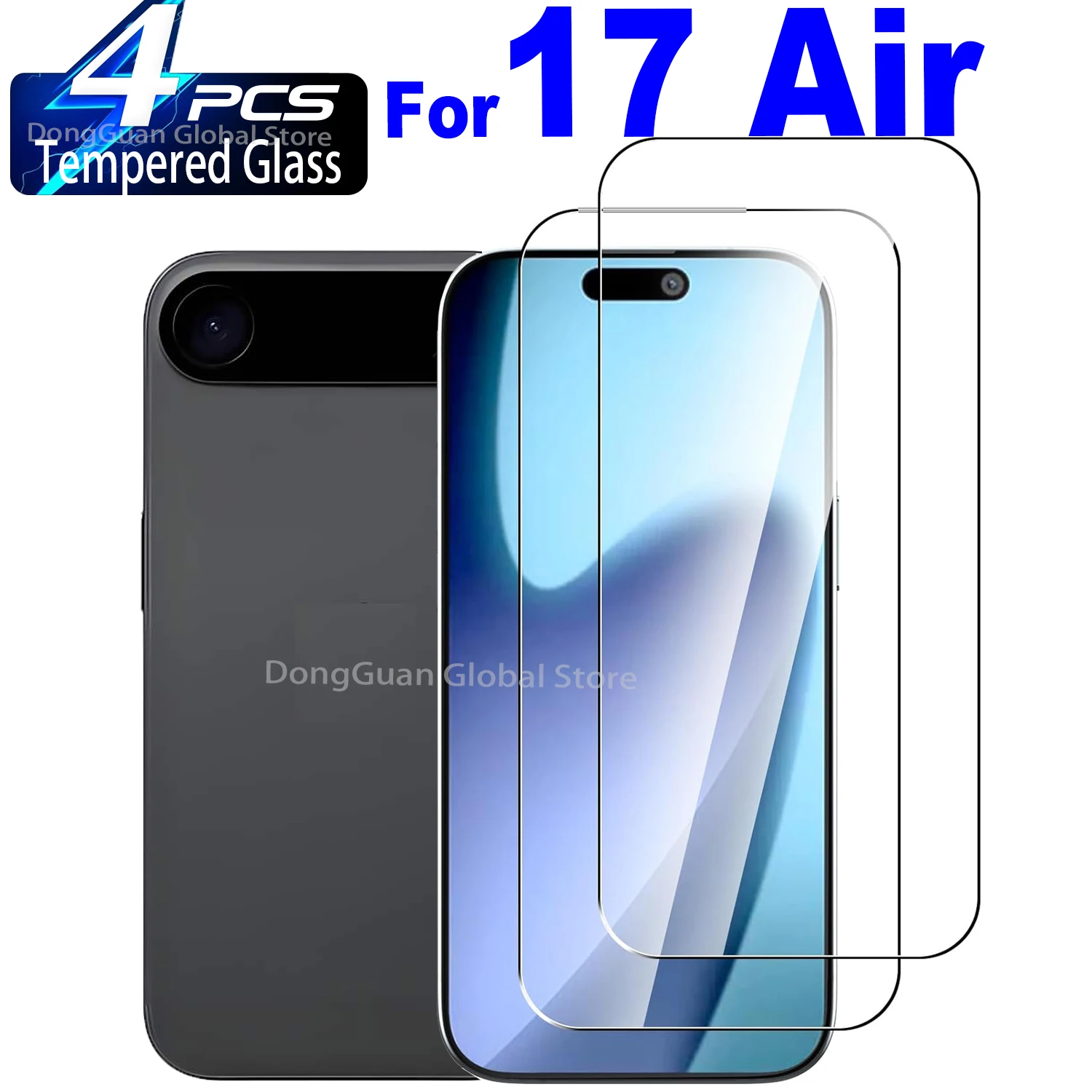 

For iPhone 17 Air Tempered Glass