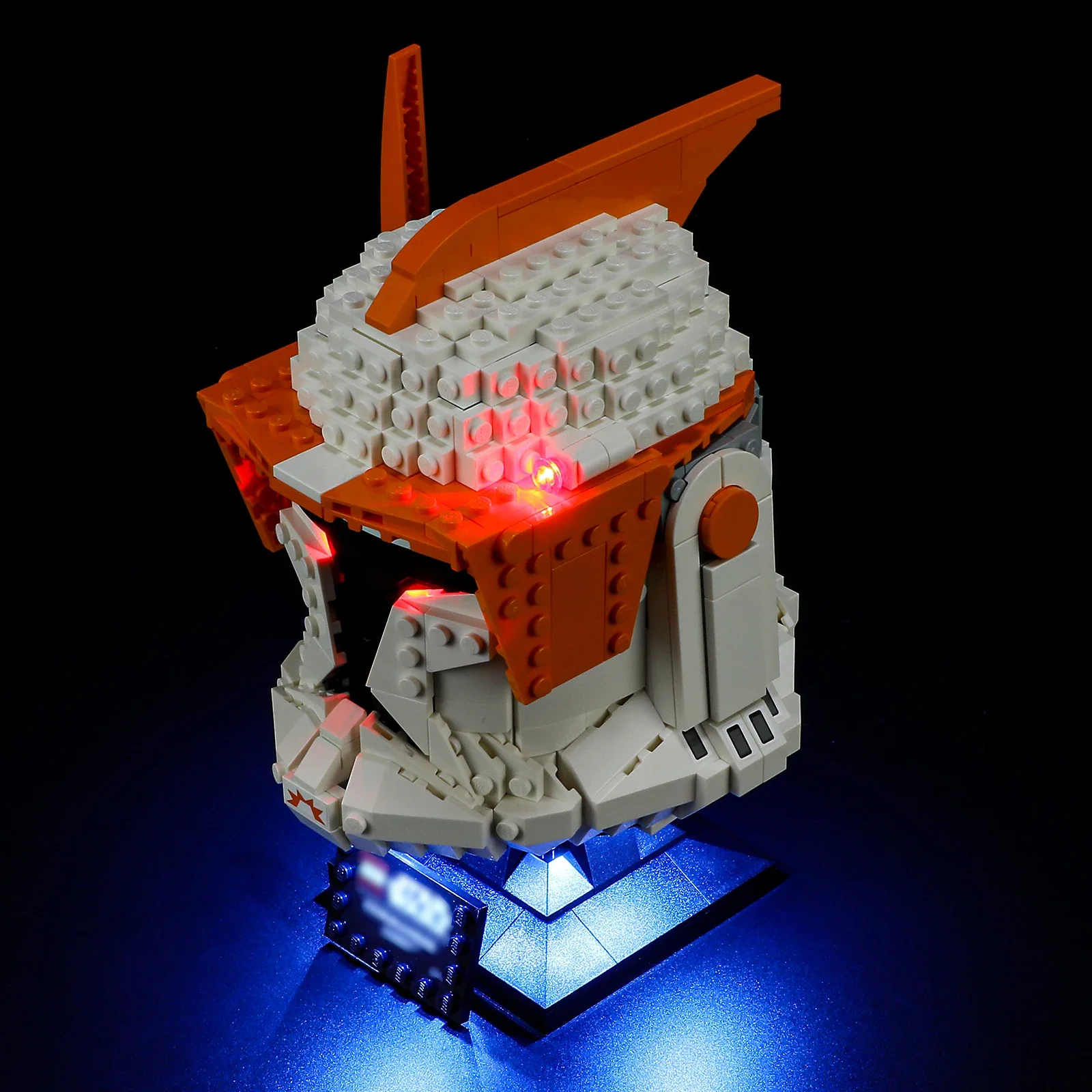 Kit de luz LED DIY para casco LEGO 75350, clon Commander, Chie (solo luz LED, sin modelo de bloques)