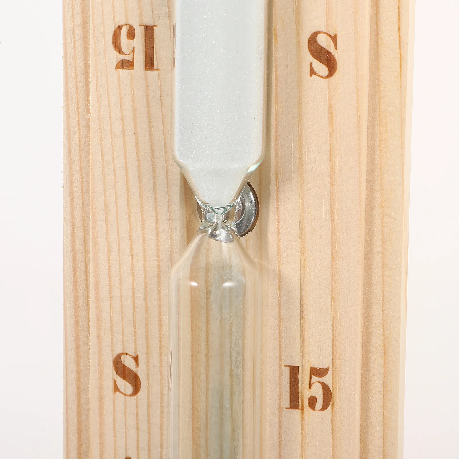 

Sauna Hourglass Timer 15 Minute Wooden Tabletop Decor Reusable Sand Timer for Sauna Room Strong Construction Fine Workmanship