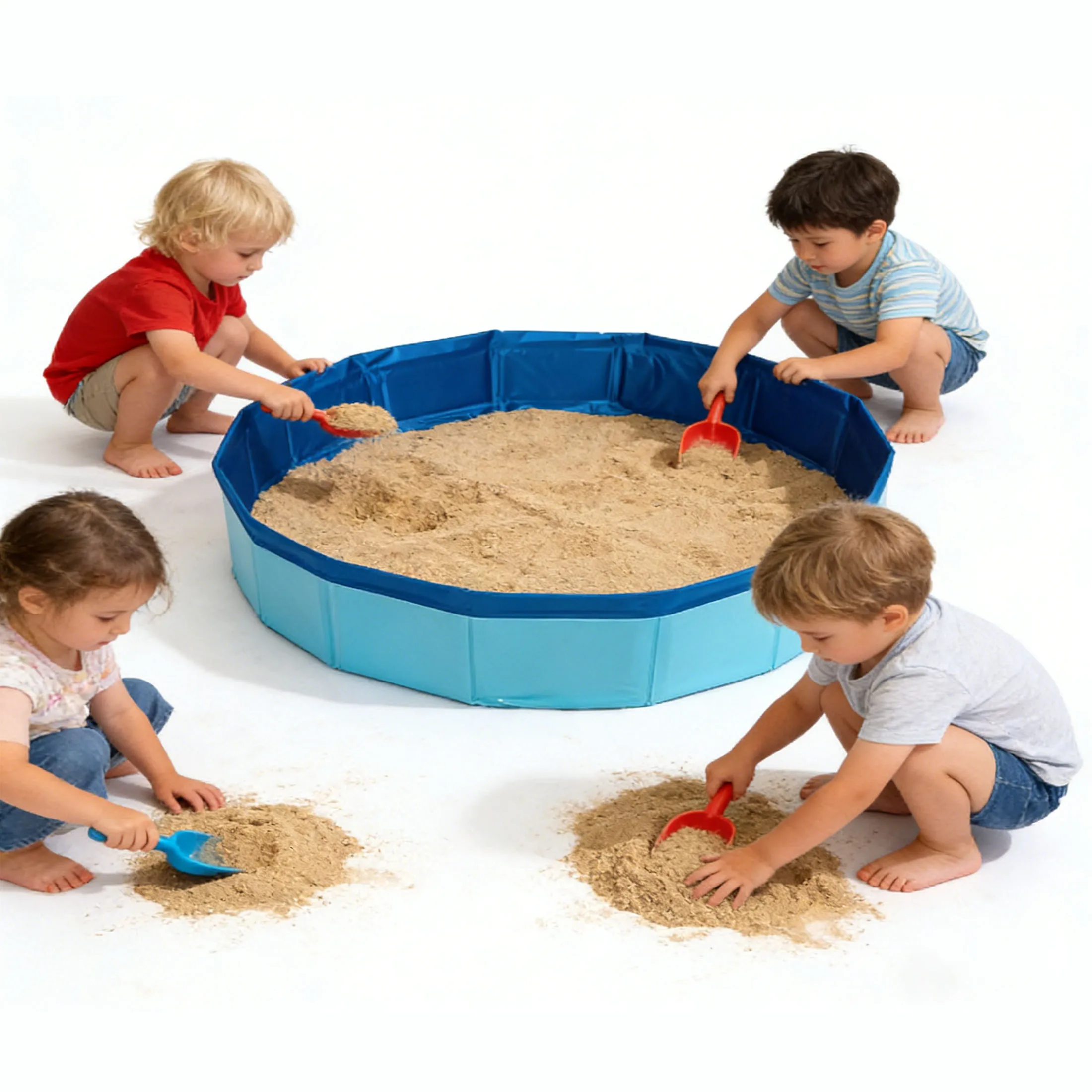 

Sandbox Toys for Kids Sensory Toys Children's Beach Sand Table Summer Outdoor Patio Backyard Play Sand Toys for Boys and Girl