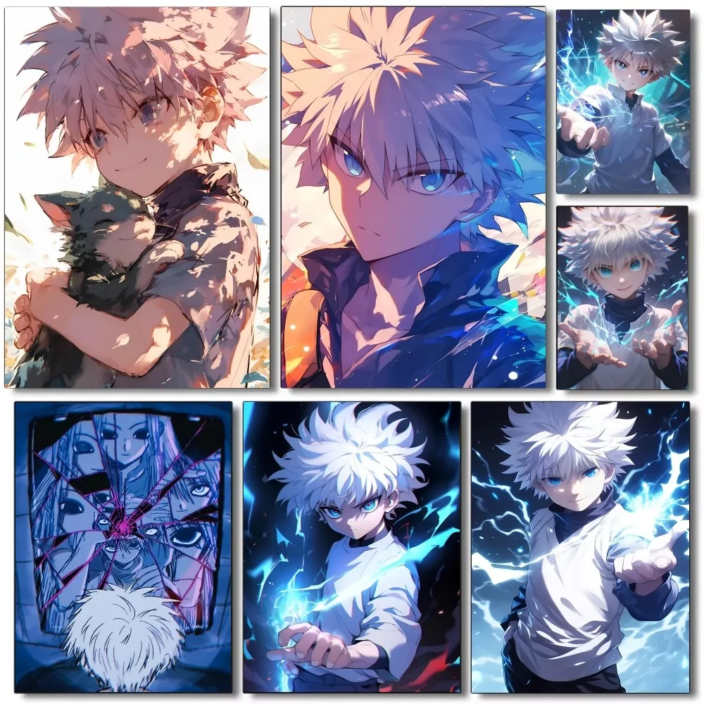 Popular clásico Anime Boy My Hero Academy Killua Zoldyck HD Home Room Bar cafetería decoración arte cuadro de pared
