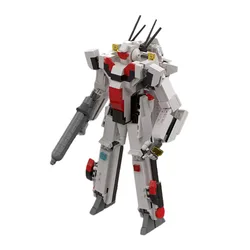 Hot Building Block Toy Macross VF-1 Valkyrie Mecha Robot Assembly Model DIY Figure Toys for Kids Adult Gifts